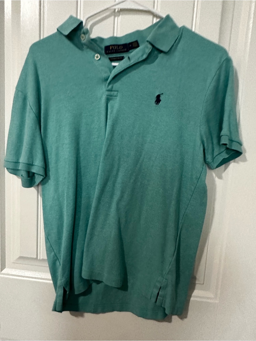 Ralph Lauren Polo Shirt in teal/green with Navy Logo